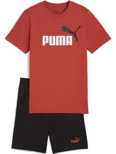 Puma Παιδικό Σετ για Αγόρι Καλοκαιρινό Rusted Μαύρο 686298-15