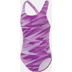 Speedo Hyperboom Allover Medalist Αθλητικό Παιδικό Μαγιό Ολόσωμο για Κορίτσι Ροζ 8003728-18627