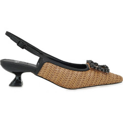Exe Γόβες Slingback με Λεπτό Χαμηλό Τακούνι Μπεζ U470025528K4