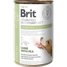 Brit Veterinary Diet Grain Free Diabetes with Lamb & Pea 400gr