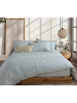 Nef-Nef Σετ Σεντόνια Υπέρδιπλα Βαμβακερά 240x270 Claris Smoke Blue