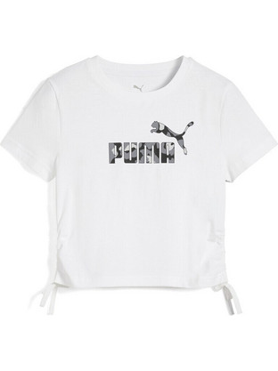 Puma Παιδικό T-Shirt Κοντομάνικο Λευκό 685613-02