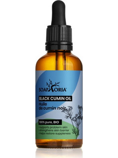 Soaphoria Organic Black Cumin Βιολογικό Λάδι Προσώπου για Ακμή 50ml