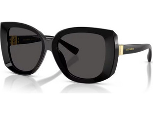 Dolce & Gabbana DG4495 501/87 Γυναικεία Γυαλιά Ηλίου Πεταλούδα Κοκάλινα Μαύρα με Μαύρο Φακό