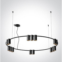 one light Κρεμαστό Φωτιστικό Οροφής Πολύφωτο 63146D-B