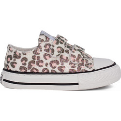 Conguitos Παιδικά Sneakers Λευκά Καφέ Ροζ OSSH141099