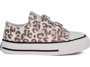 Conguitos Παιδικά Sneakers Λευκά Καφέ Ροζ OSSH141099