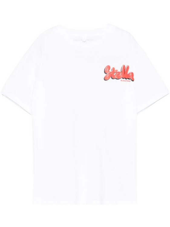 Stella McCartney Παιδικό T-Shirt Κοντομάνικο Λευκό TW8D01-100