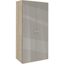 Genomax Δίφυλλη Ντουλάπα Ρούχων AVA 2 Sonoma 78x50x185cm 1219921845