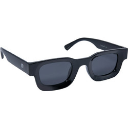 EyeLead L748 Ανδρικά Γυαλιά Ηλίου Τετράγωνα Κοκάλινα Μαύρα με Μαύρο Φακό