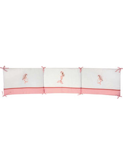 Greenwich Polo Club Essential 8853 Πάντα Κούνιας Ροζ Λευκό 45x195cm