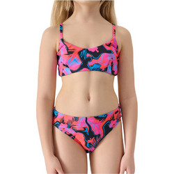 4F Αθλητικό Παιδικό Μαγιό Bikini Set για Κορίτσι Φούξια Μαύρο 4FJWSS25UBKSF046-90A