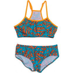 Tortue Παιδικό Μαγιό Bikini Set για Κορίτσι Γαλάζιο Πορτοκαλί S5-149-234