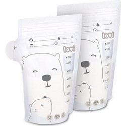 Lovi Buddy Bear Σακουλάκια Αποθήκευσης Μητρικού Γάλακτος 200ml 25τμχ