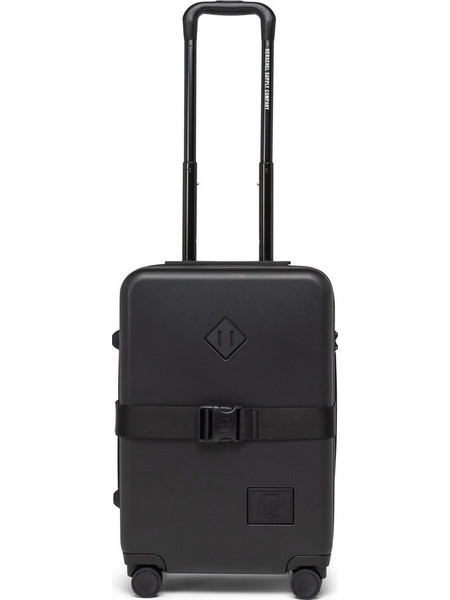 Herschel Supply Heritage 40095-00001 Βαλίτσα Καμπίνας 55x37x30cm με 4 Ρόδες Μαύρη
