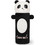 Legami Plush Panda Κασετίνα Βαρελάκι Μαύρη Λευκή PPC0001