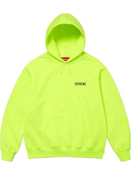 Supreme On God Ανδρικό Φούτερ με Κουκούλα & Τσέπες Lime FW24SW59