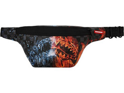 Sprayground Fire and Ice Shark Τσαντάκι Μέσης Αδιάβροχο Μαύρο B7941