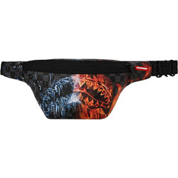 Sprayground Fire and Ice Shark Τσαντάκι Μέσης Αδιάβροχο Μαύρο B7941
