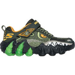 Skechers Παιδικά Sneakers Μαύρα Πράσινα 400121L-OLV
