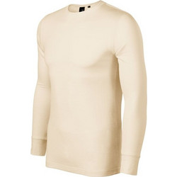 Malfini Premium Merino Rise Ανδρικό Αθλητικό T-Shirt Μπεζ MLI-15921