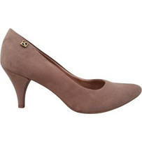 Piccadilly Ανατομικές Γόβες Suede με Λεπτό Ψηλό Τακούνι Nude 745050