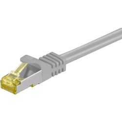 Goobay S/FTP Cat.7 Καλώδιο Δικτύου Ethernet 0.5m Grey 91567