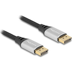 DeLOCK Καλώδιο DisplayPort 2.1 to DisplayPort Male 1m Black 80633
