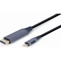 Cablexpert Καλώδιο DisplayPort to USB-C Male 1.8m Black CC-USB3C-DPF-01-6