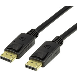 LogiLink Καλώδιο DisplayPort 1.4 to DisplayPort Male 3m Black CV0121