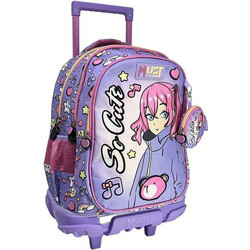 Must So Cute Σχολική Τσάντα Τρόλεϊ Δημοτικού Λιλά 586251