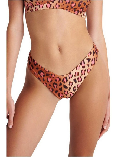 BLU4U Bikini Brazil Animal Print Καφέ 25365287-19