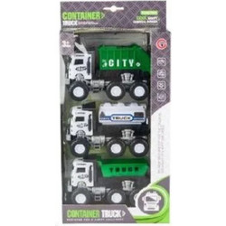 Container Truck Σετ με Οχήματα 3τμχ 991-10K