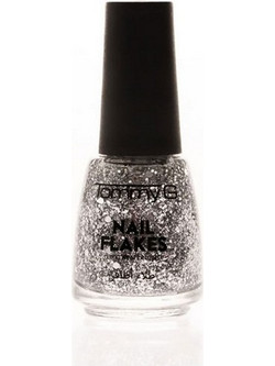 Tommy G Nail Flakes Silver Glitter Βερνίκι Νυχιών 16ml