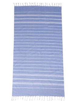 Estia Stripes Πετσέτα Θαλάσσης Μπλε 80x170cm 00-31091