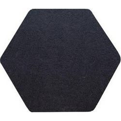 Acustico Audiodesigner Ecoplan Hexagon Ηχοαπορροφητικά Πάνελ 17.3x17.3cm 4τμχ Μαύρα