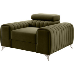 PoliHome Πολυθρόνα Χακί Rene 162736669