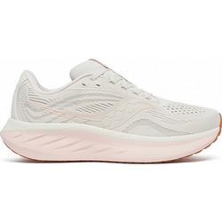 Saucony Ride 18 Γυναικεία Αθλητικά Παπούτσια για Τρέξιμο Εκρού S11000-224
