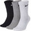 Nike Everyday Cushioned Ανδρικές Κάλτσες Ψηλές Μαύρες Γκρι Λευκές 3Pack SX7664-964