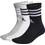 Adidas Ανδρικές Κάλτσες Ψηλές Μαύρες Λευκές Γκρι 3Pack IC1323