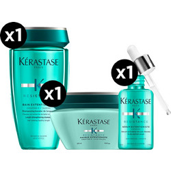 Kerastase Resistance Σετ Περιποίησης Μαλλιών Serum 50ml + Μάσκα 200ml + Σαμπουάν 250ml