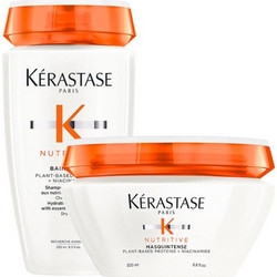 Kerastase Nutritive Σετ Περιποίησης Μαλλιών Μάσκα 200ml + Bain Satin Σαμπουάν 250ml