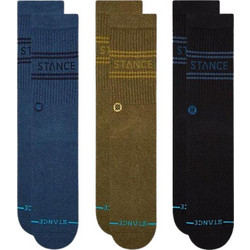 Stance Ανδρικές Κάλτσες Ψηλές με Σχέδια Χακί Μπλε Navy Μπλε 3Pack A556D20SRO-ARM