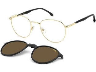 Carrera CA368C RHL Ανδρικός Σκελετός Γυαλιών Οράσεως με Clip-On Μεταλλικός Χρυσός