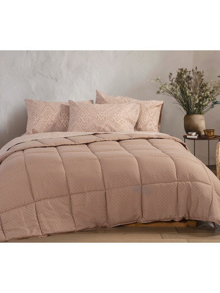 Nef-Nef Πάπλωμα Μονό Hollowfiber 160x220 Colorfull Taupe
