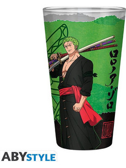 AbyStyle Ποτήρι Νερού Πλαστικό One Piece Zoro Πράσινο 400ml 3665361149736