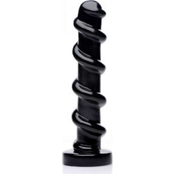 XR Brands Mighty Screw Πρωκτικό Dildo 25cm Μαύρο