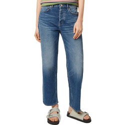Scotch & Soda Ψηλόμεσο Γυναικείο Τζιν Παντελόνι Κανονική Εφαρμογή Μπλε ULM00743S