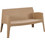 HomeMarkt Sleek Διθέσιος Καναπές Εξωτερικού Χώρου Πολυπροπυλενίου Εκρού 118x48.5x73cm HM6366.03