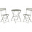 HomeMarkt Sophie Σετ Έπιπλα Κήπου Μεταλλικό 3τμχ Πράσινο HM21118.05